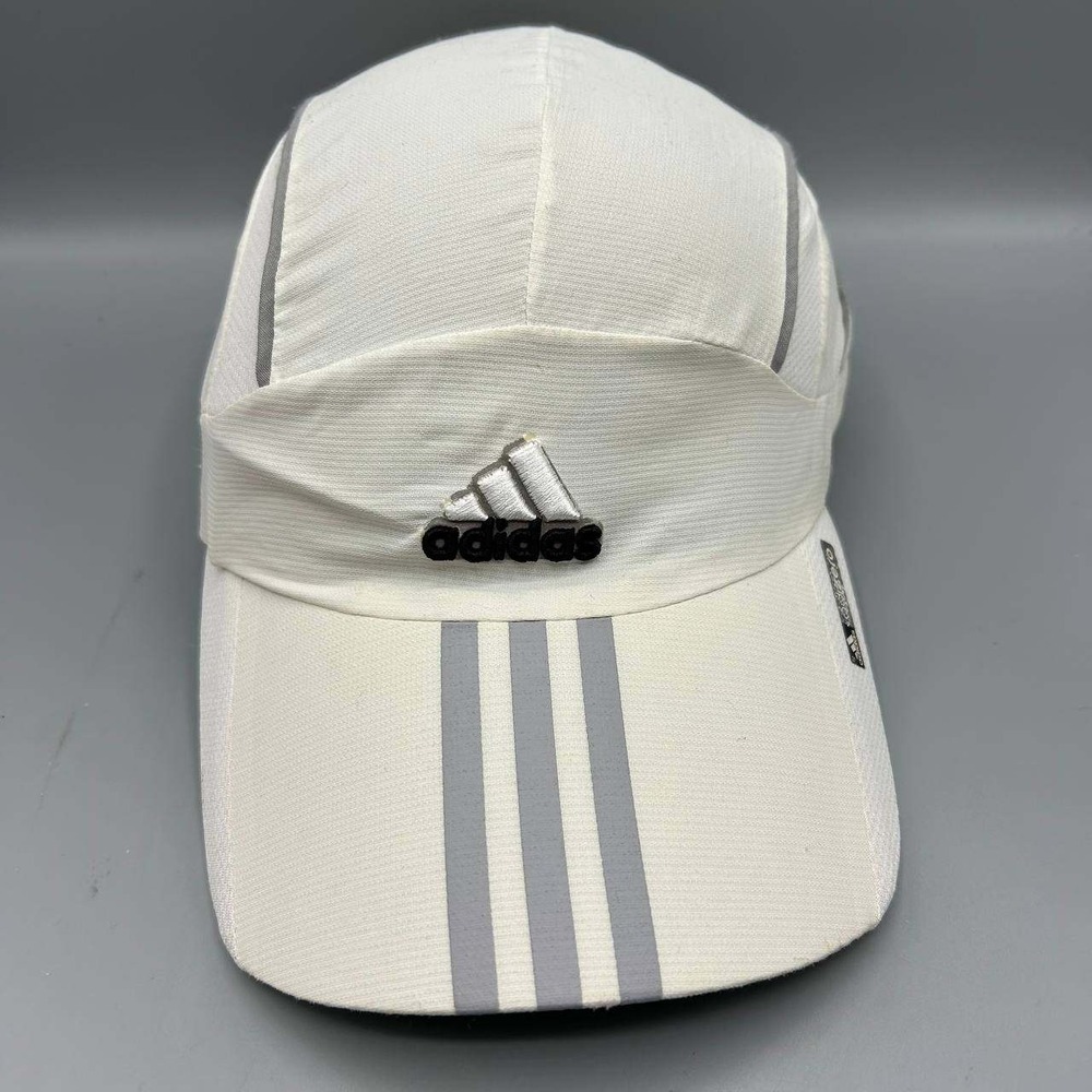 Adidas Adizero Climacool Hat Men White Embroidered Strap Back Cap